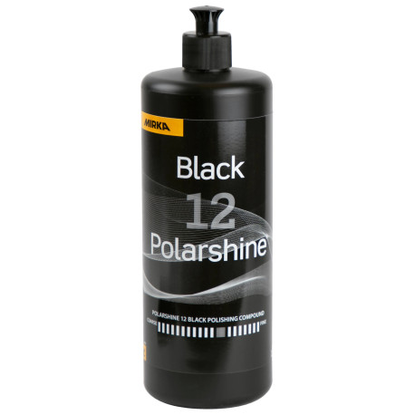 Polarshine 12 Black - Pâte de lustrage carrosserie noire Mirka