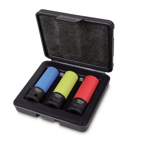 Coffret 3 douilles gainées pour écrous de roues
