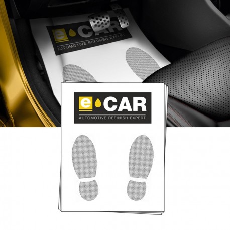 Lot De 25 Tapis De Sol Jetables Pour Voiture – Noir, Papier Résistant, Taille Universelle