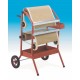 Chariot distributeur de papier de marouflage