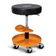 Tabouret sur roulettes réglable en hauteur