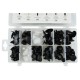 coffret de Clips de garnitures universel (128 pièces)