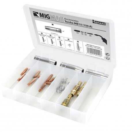 Coffret consommable pour torche MIG/MAG 150A