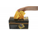 lot de microfibres jaunes en carton de rangement