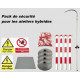 Pack sécurité pour atelier de voiture électrique ou hybride 