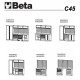 Mobilier établis d'atelier BETA 2 modules 3 panneaux porte-outils